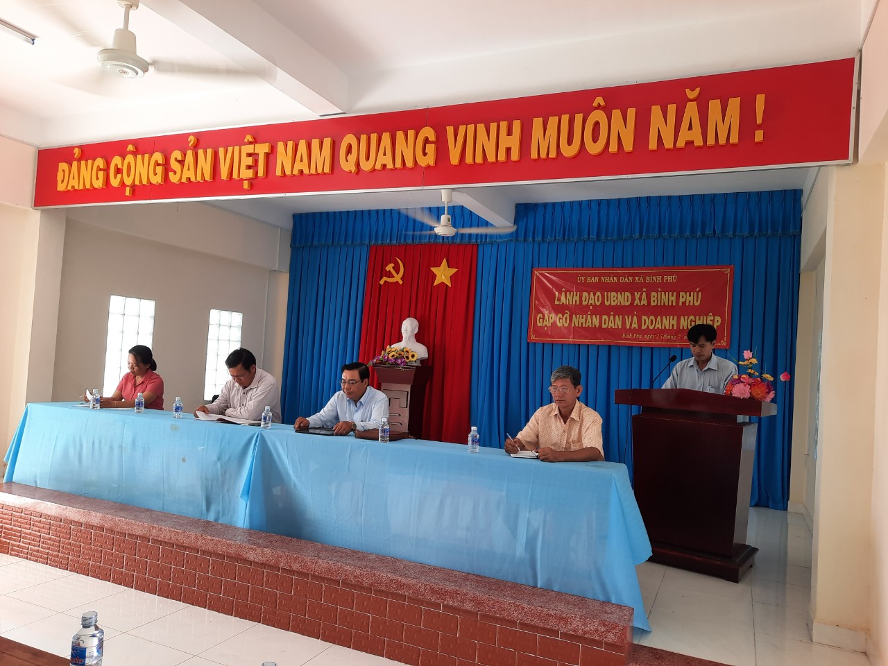 Bình Phú tổ chức gặp gỡ nhân dân trên địa bàn xã về chỉ số hiệu quả quản trị, hành chính công (PAPI) ấp Bình Ninh